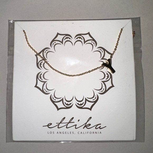 Ettika gold plated initial necklace - Picture 1 of 3